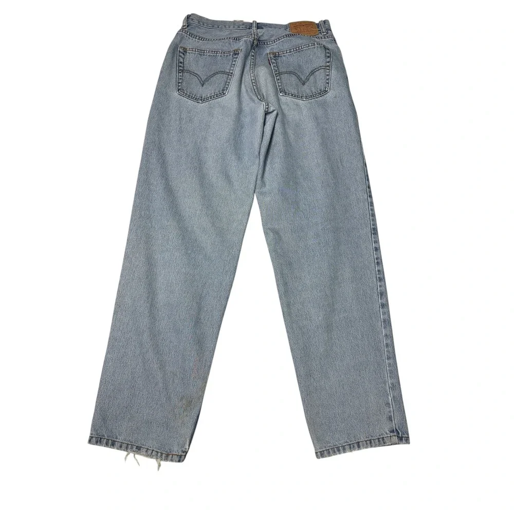 Levis 560 Comfort Fit Jeans Mens W33 L34‎ Light Wash Denim Blue